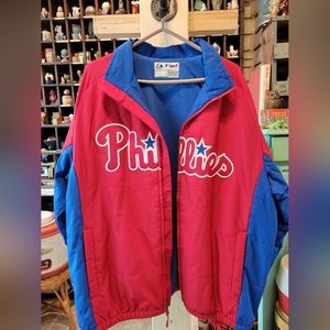 Majestic PHILLIES authentic team jacket, size Men's XL